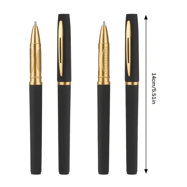 Black & Golden Signature Pen (Pack of 5) - Image 4