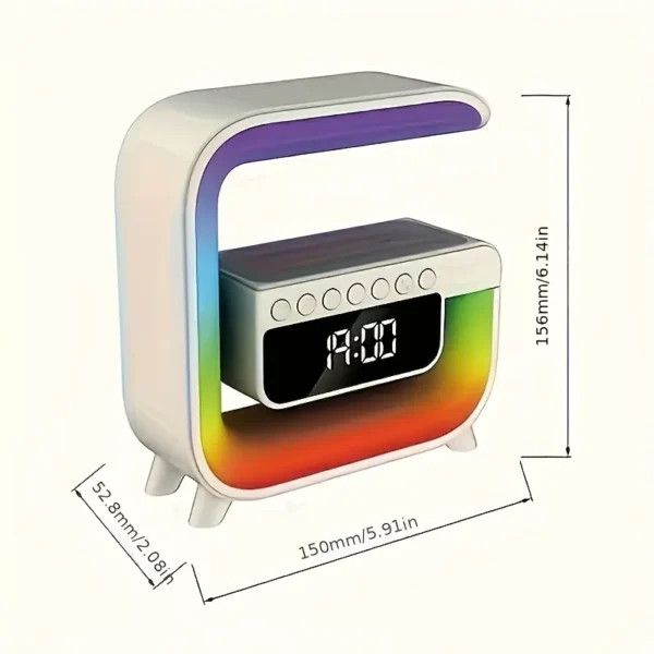 Large G‑Series Wireless Charger + RGB Desk Lamp + Speaker - Image 4