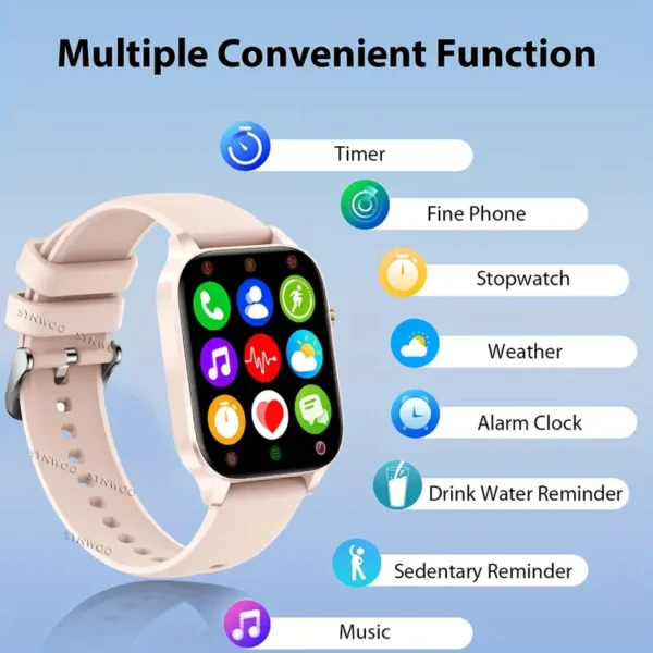 Synwoo High Quality Smart Watch with Full Touch Screen - Image 9