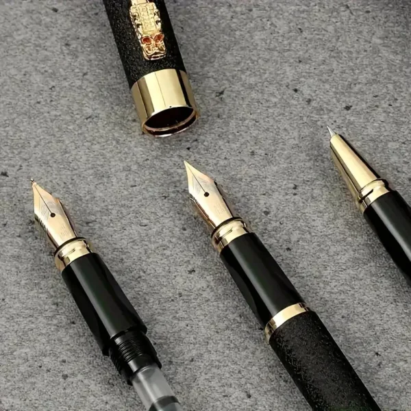 Luxury Metal Writing Pen Set (3pcs) with Case - Image 3